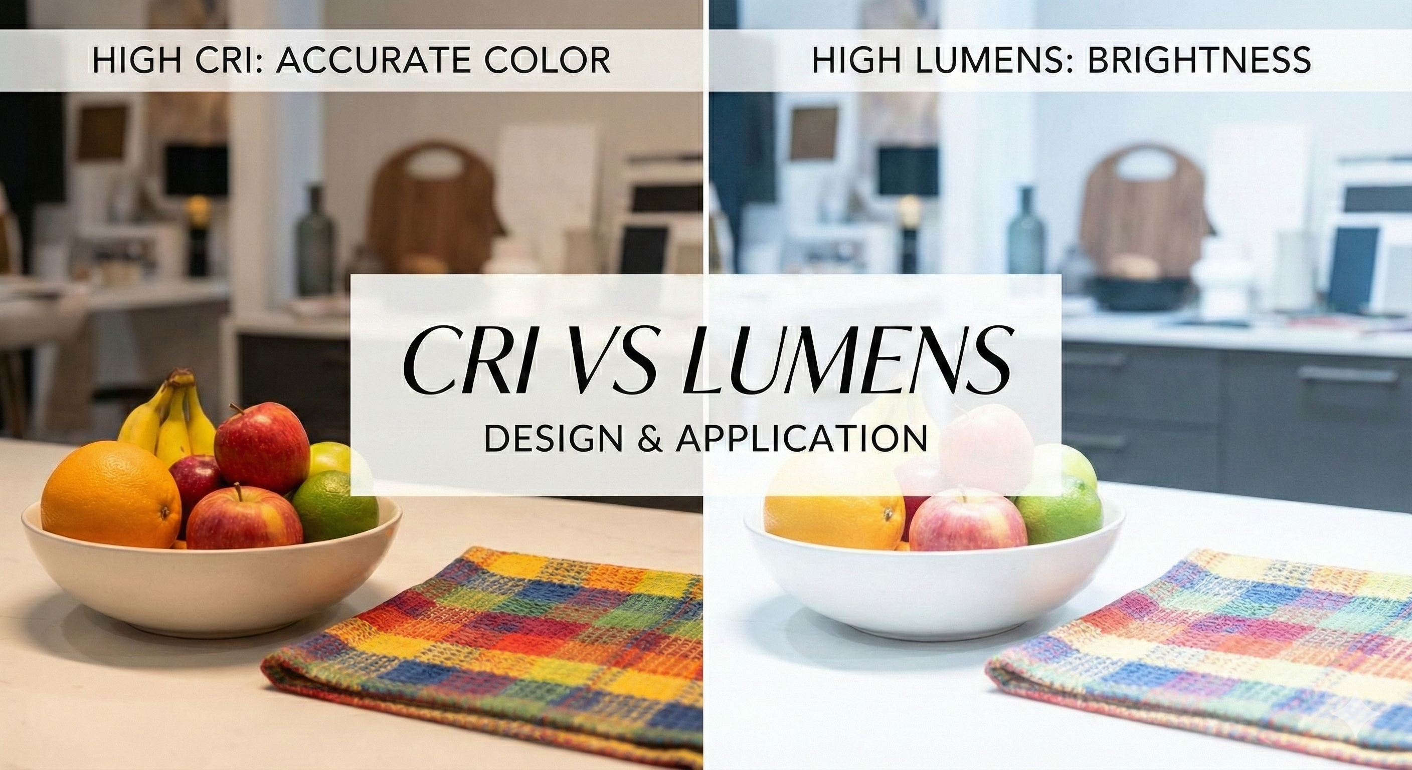 CRI vs Lumens