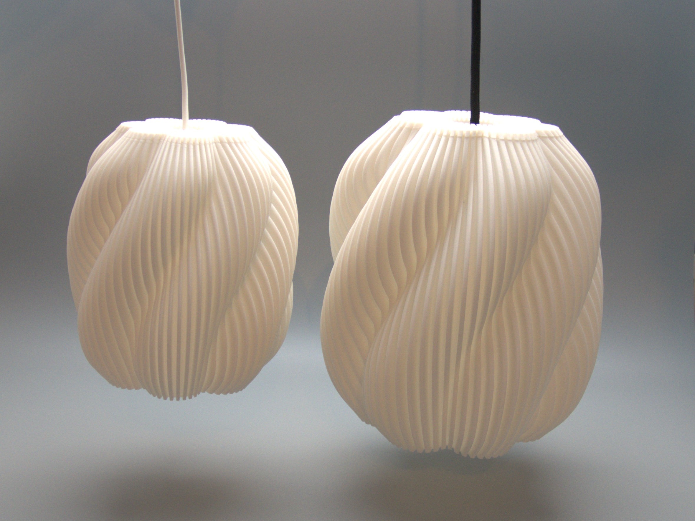 Striped Swirl Desk Lamp