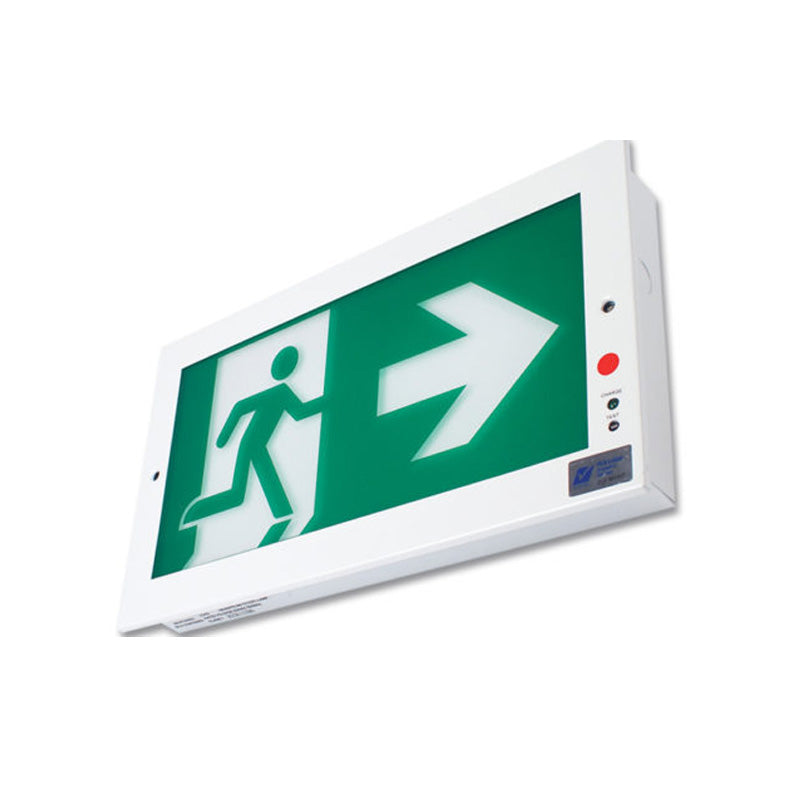 Boxster Box Emergency Exit Sign (Recess)