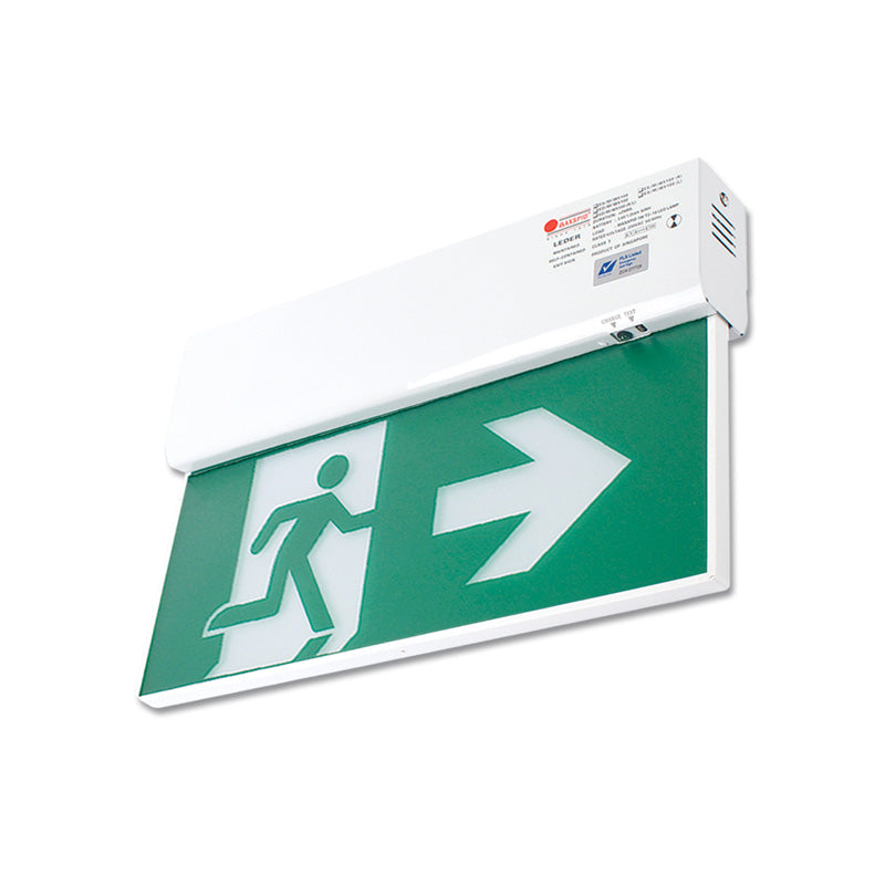 Leder Emergency Exit Sign